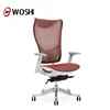 Office furniture manufacturer high back executive office chair swivel mesh chair in red