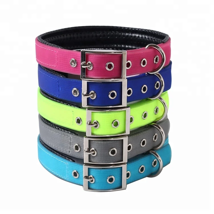 

Luxury Custom Designer PVC Metal Buckle Dog Collar , Dog Collar Custom with Hardware Metal Buckle, Red,pink,green,orange,yellow,brown,grey or customized