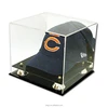 fashion clear pmma plexiglass hat display acrylic leisure sport cap display box