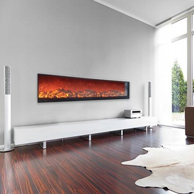 
72 inch deco Flame insert electric fireplace 
