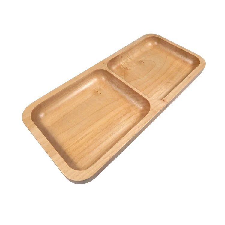 New Product Natural Wood Food Serving Cheap Wood Small Wooden Tray