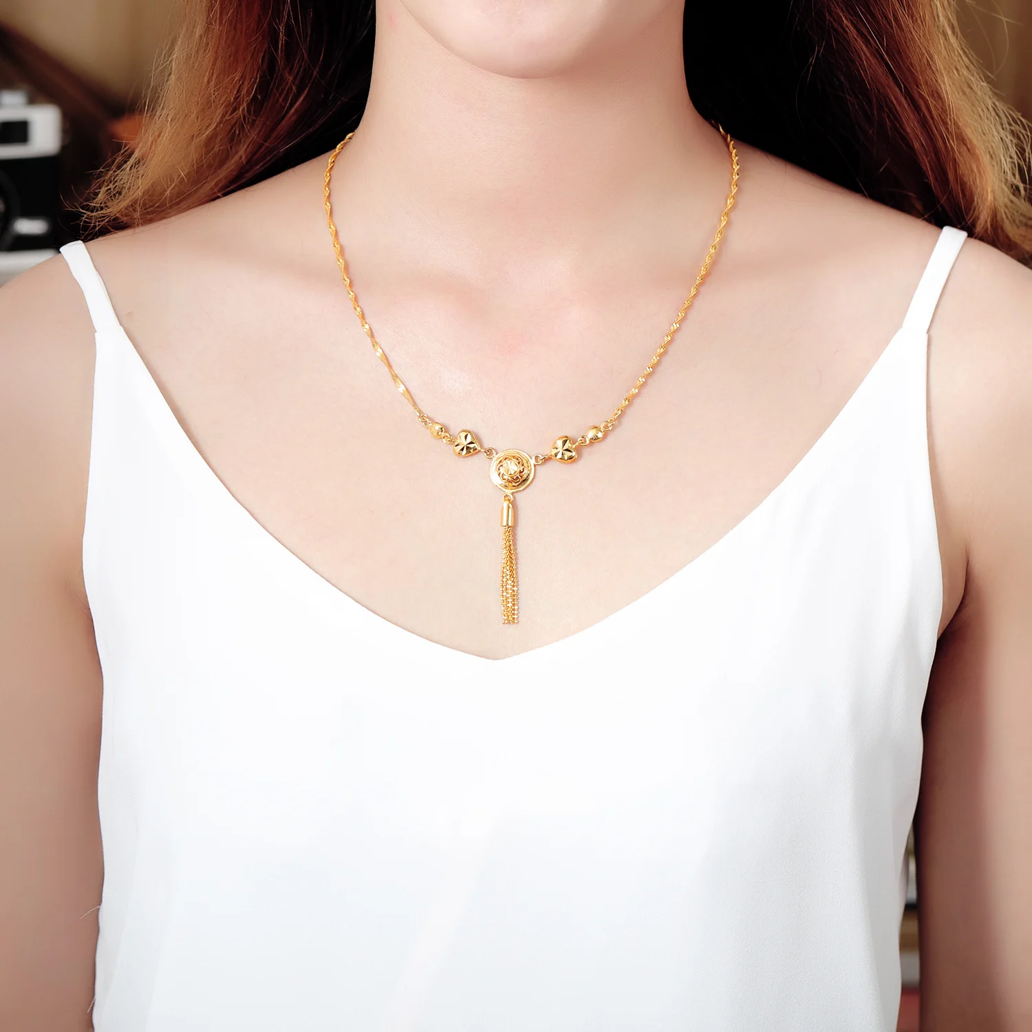 10 To 15 Gram Chinese Gold Jewelry Women Necklace Designs Buy 10 To