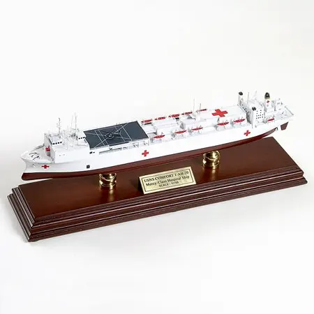 Usns Comfort T Ah 20 Wood Model Ship Buy Hospital Ship Model