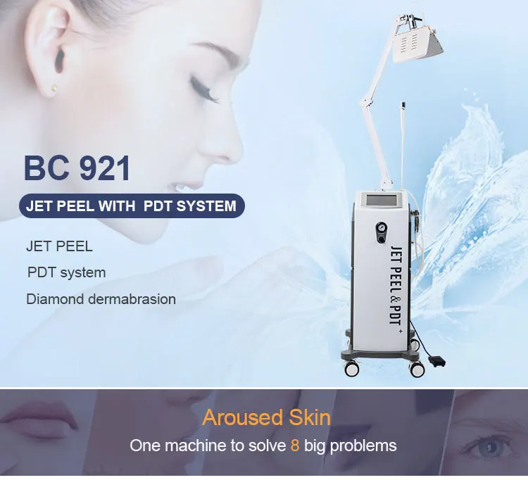 maxbeauty-5in1 oxygen water jet peel skin cleaning oxygen jet water machine with PDT