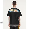 2019 OEM ODM Custom Oversize Drop Shoulder T Shirt Men with Superman Printing