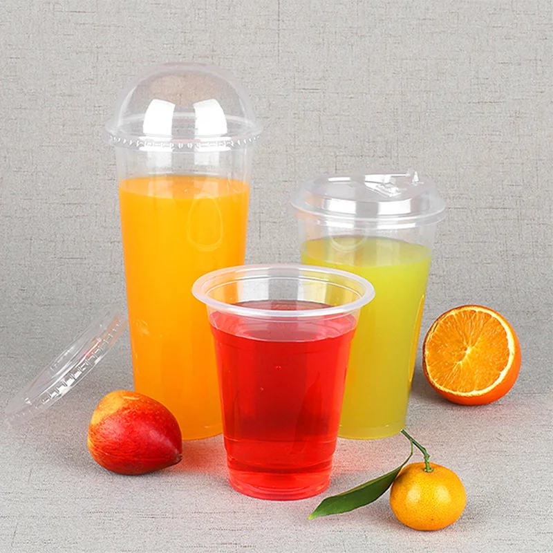 

Biodegradable Eco Friendly Pla Plastic Cup With Lid, Clear