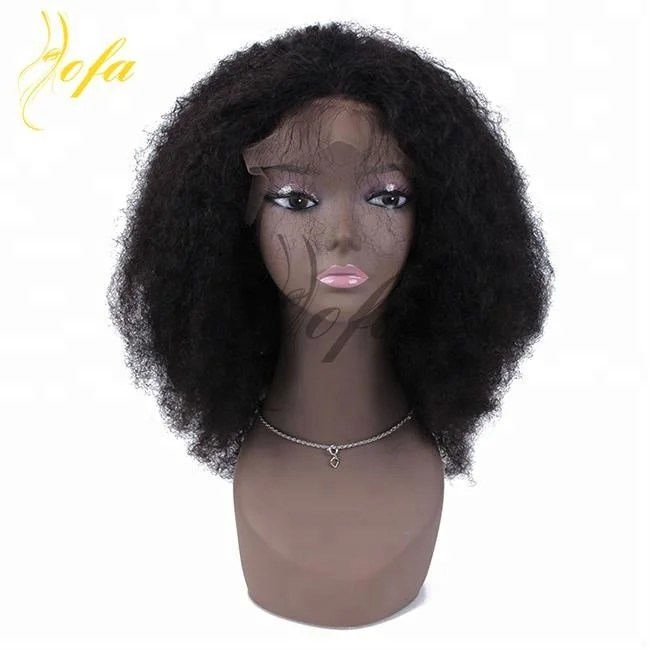 

Mongolian Afro Kinky Curly Virgin Full Lace Wig