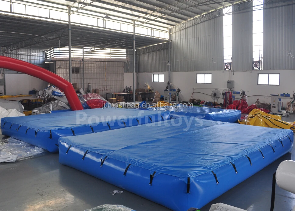 Gymnastics Mats Safety Stunt Landing Airbag Inflatable Jump Ninja Park ...