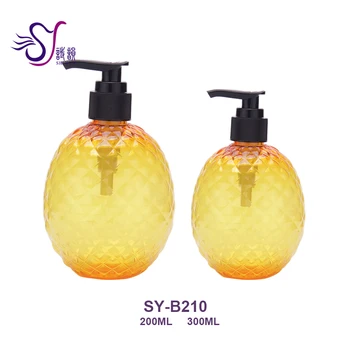 200ml 300ml Pet Fruit Type With Orange Shape Body Care Perfume And
