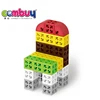 New arrival cartoon six sides educational kids blocks toys plastic building