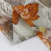 China manufactory famous brand garment polyester woven printed chiffon fabric