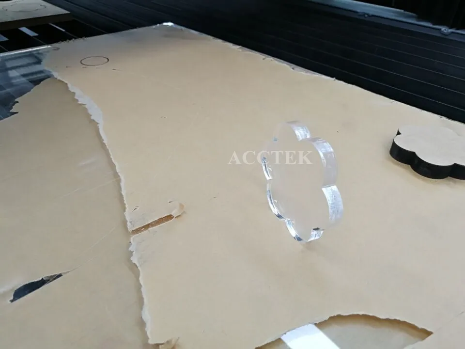 Double head fiber laser cutting machine for steel acrylic fiber laser cutter for metal and non-metal