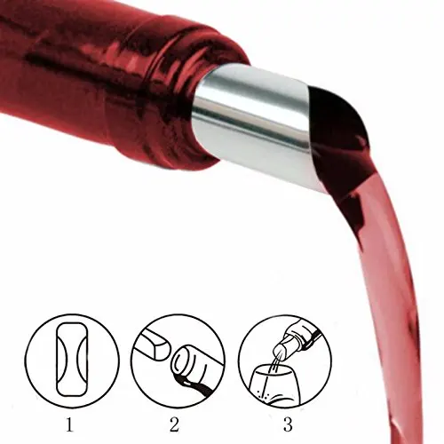 

Customized Foil Pet Dropstop Disk Drip Stop Wine Pourer Discs WineDis for Promotional Wine Gifs, Silver