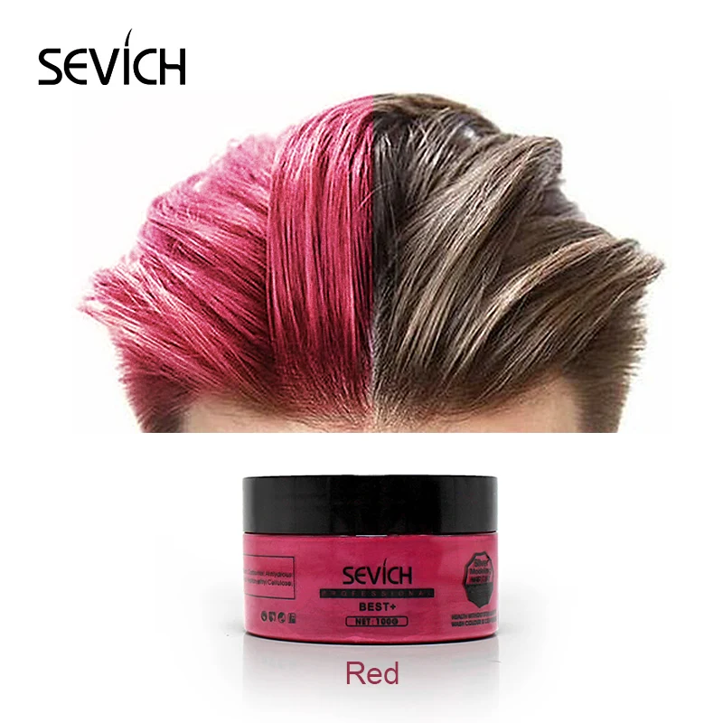 

2019 hair coloring wax for dye your like hair color, Sliver/red/ blue/green/gold;black/white/purpel