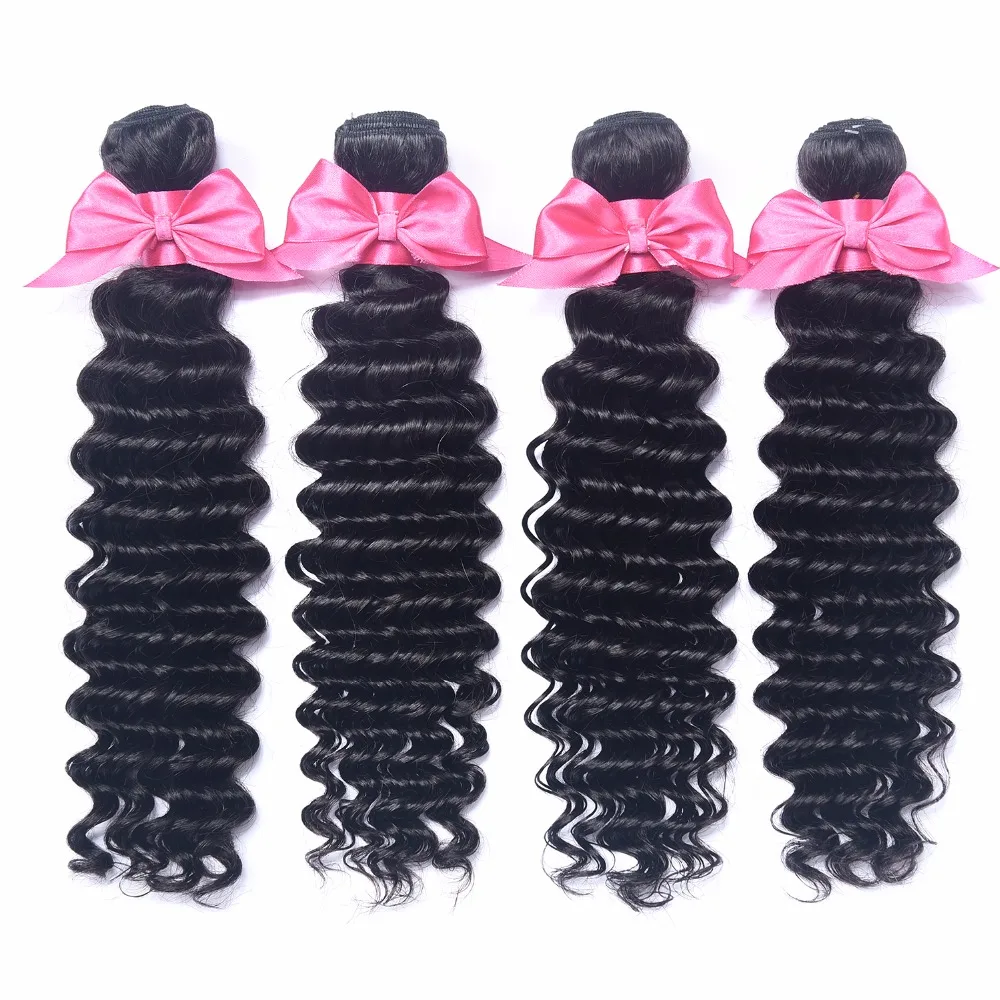 

Best quality Wholesale Hair Weave Distributors Raw Unprocessed Deep Wave Virgin Brazilian Human Hair Extension