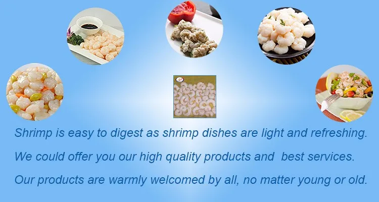 cleaned shrimps frozen