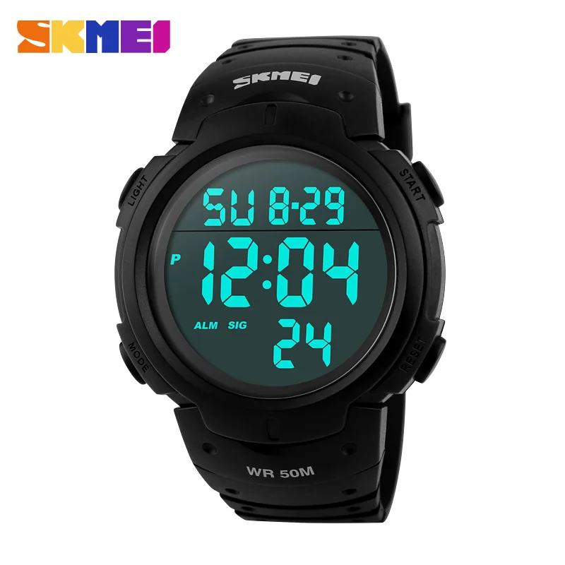 

Aliexpress Hot Selling Guangzhou Skmei Watch Digital 5ATM Waterproof Sports Watches