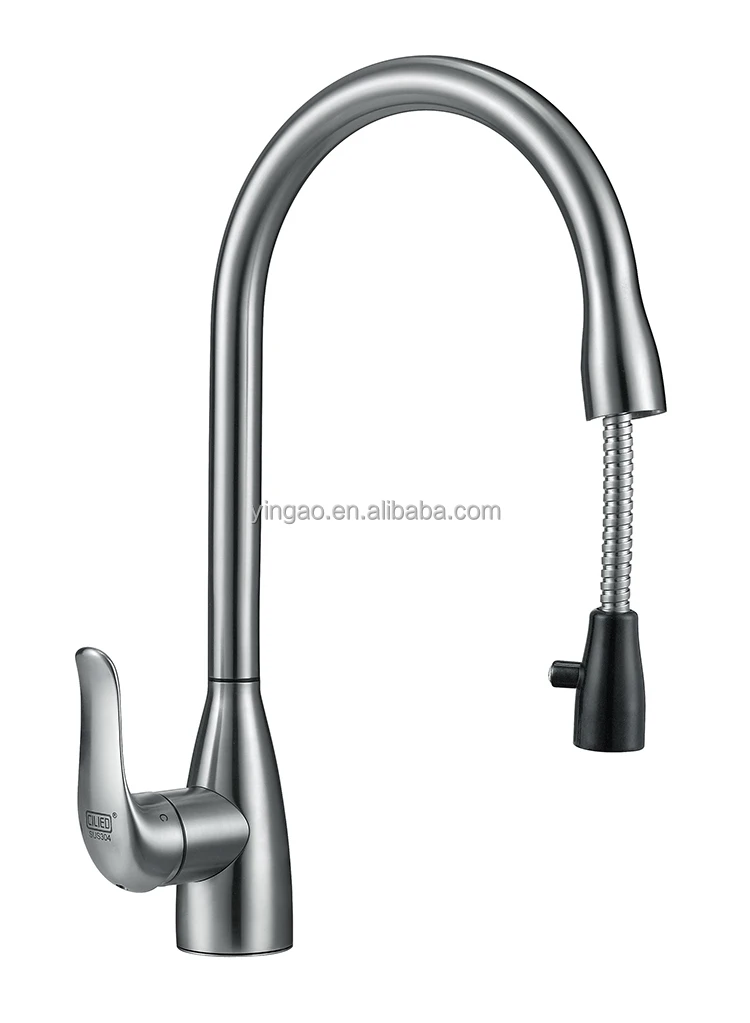 Farmhouse Kitchen Sink Faucets Pull Out 304 Stainless Steel Faucet