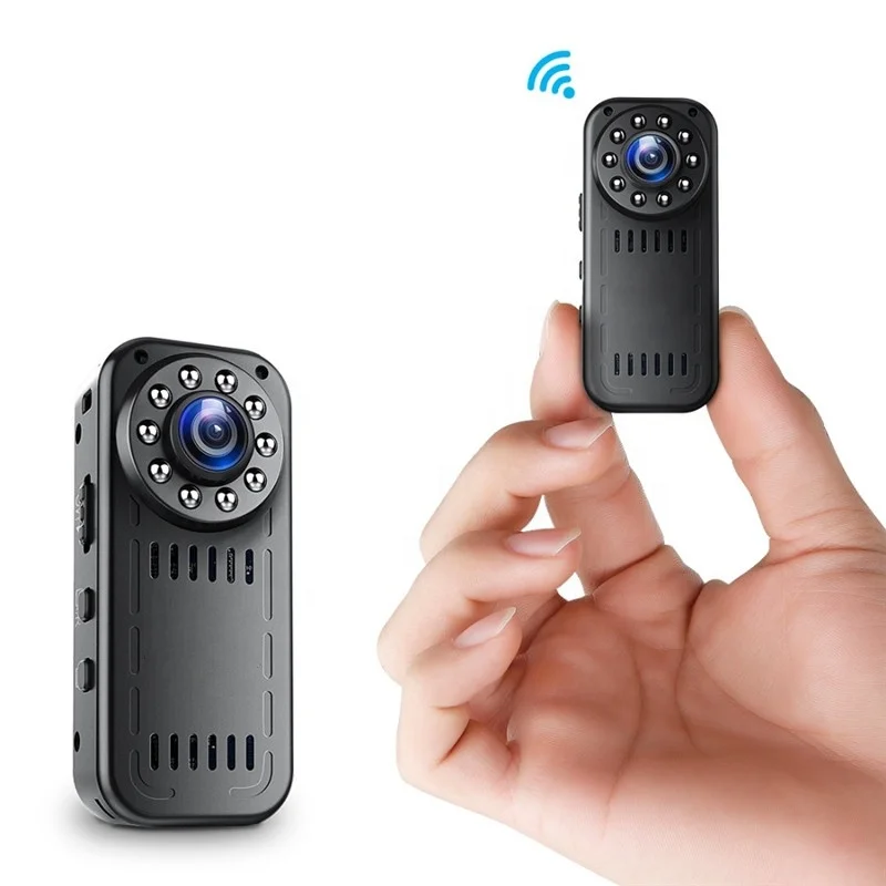 Pocket 1080p Wifi Ip Camera Battery Powered Video Recorder Wearable