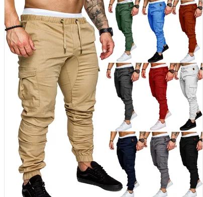 

Custom design logo blank plain workwear cargo work pants for men