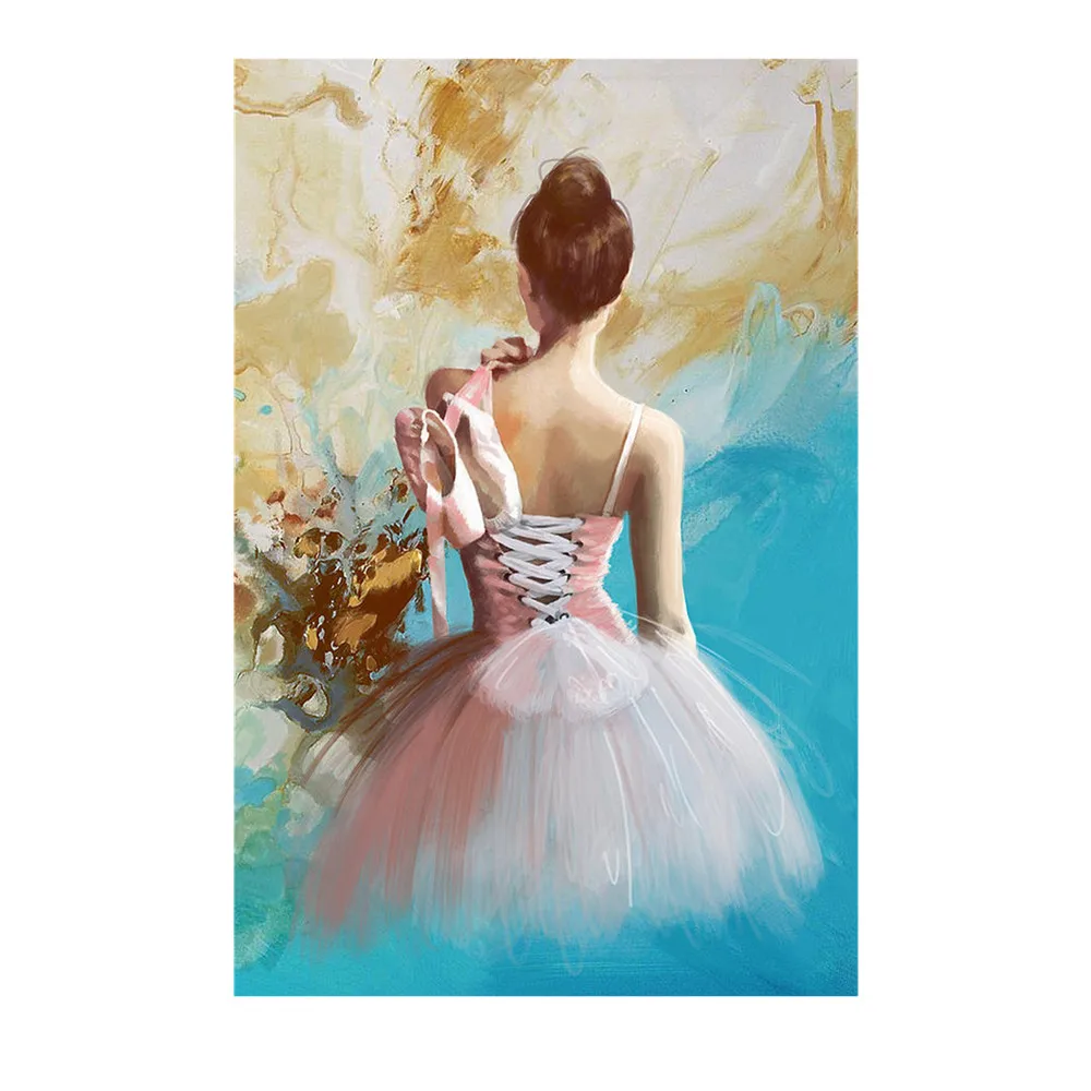  ◦˚ღ ســـجل حضــورك بــلوحه فنية ღ˚◦ - صفحة 44 Beautiful-Girl-Ballet-Dancer-Wall-Canvas-Art