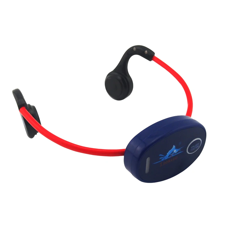 

Aquatic Waterproof Wireless H-902 Swimming Teaching Bone Vibration Headphone for Trainee, Blue