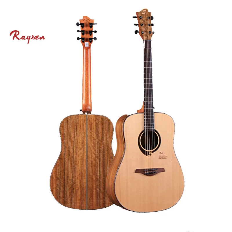 

41 inch custom acoustic guitars A+ cedar solid wood, Natural