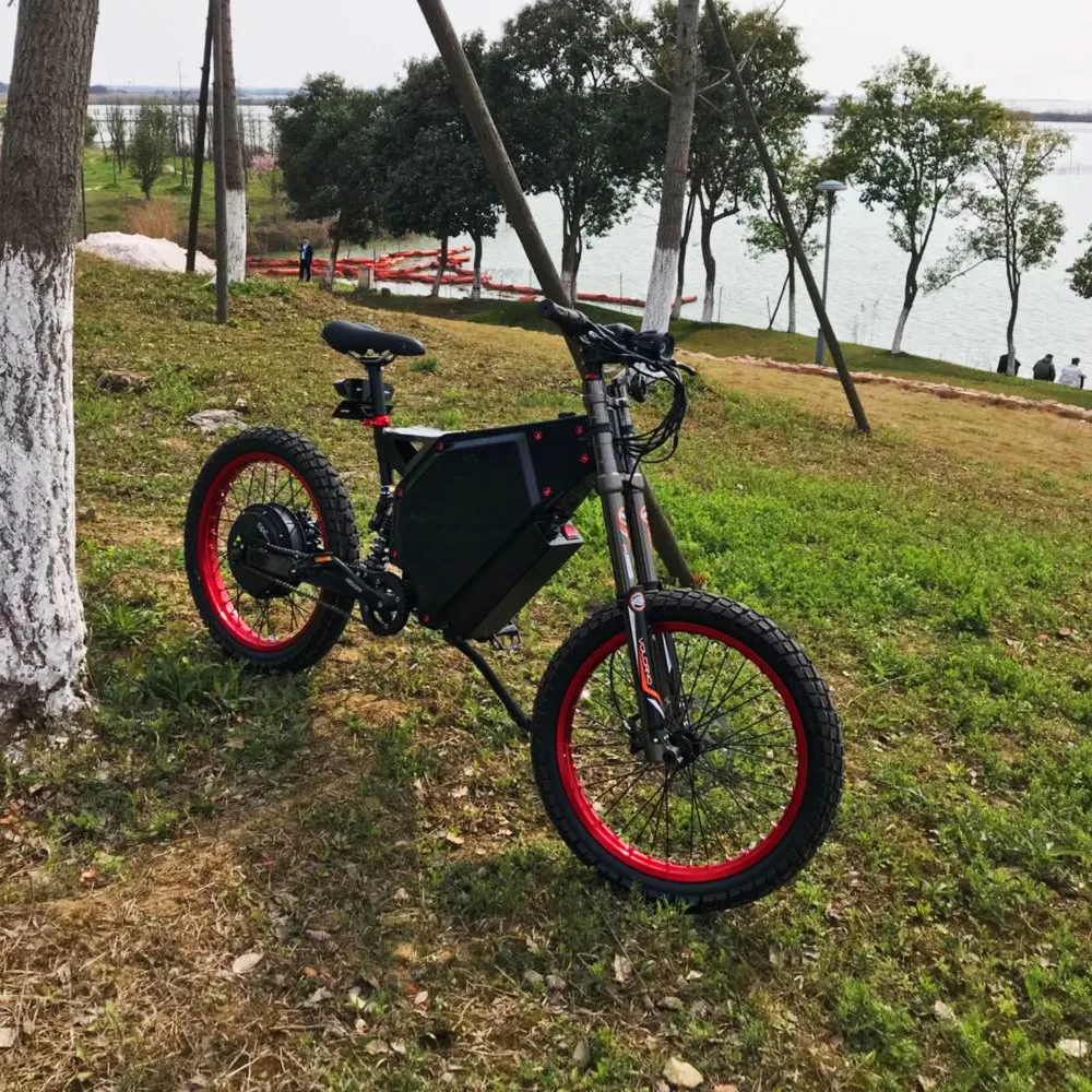 The Most Popular Off Road Ebike 72v Mountain Electric Bicycle 5000 Watt Full Suspension E 