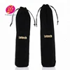 Has items in stock round bottom velvet drawstring pouch bag for fishing rod packaging