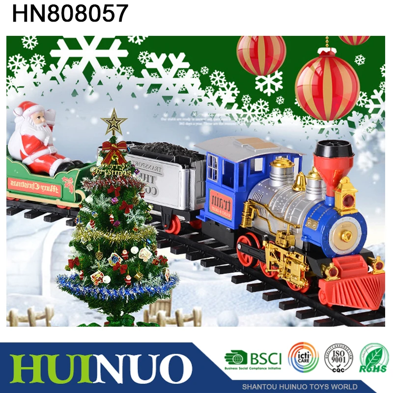 toy train for christmas tree