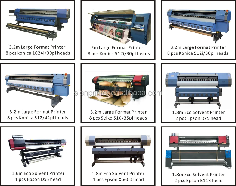 Original 1000ml Dx11 Printhead Eco Solvent Printer Xp600 Eco Solvent