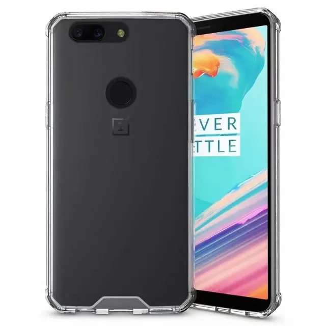 Transparent shockproof hybrid knight case cover armor Slim Armor TPU+PC phone case for 1+5 T 1+6