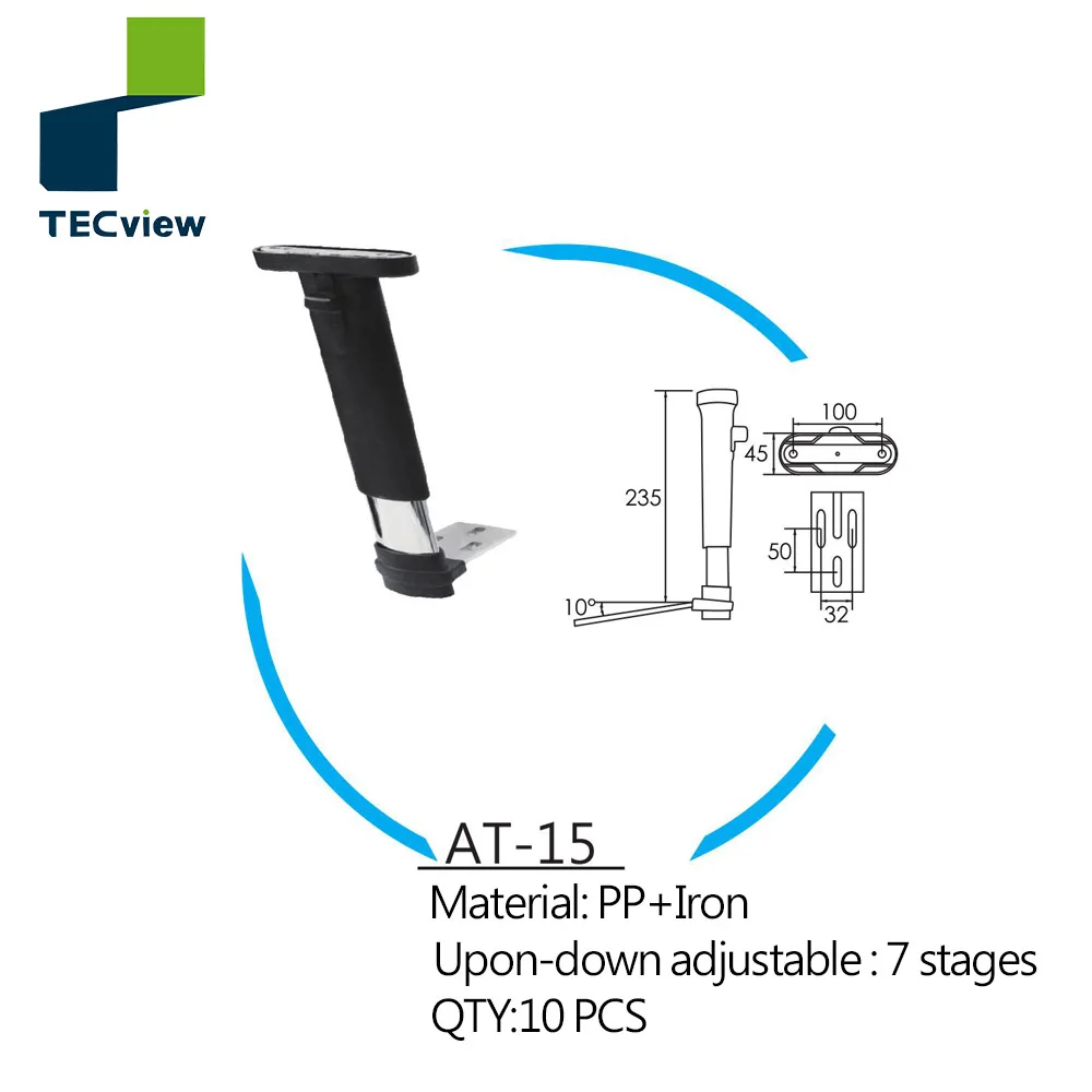 
Office Chair Plastic Nylon Adjustable folding Armrests 