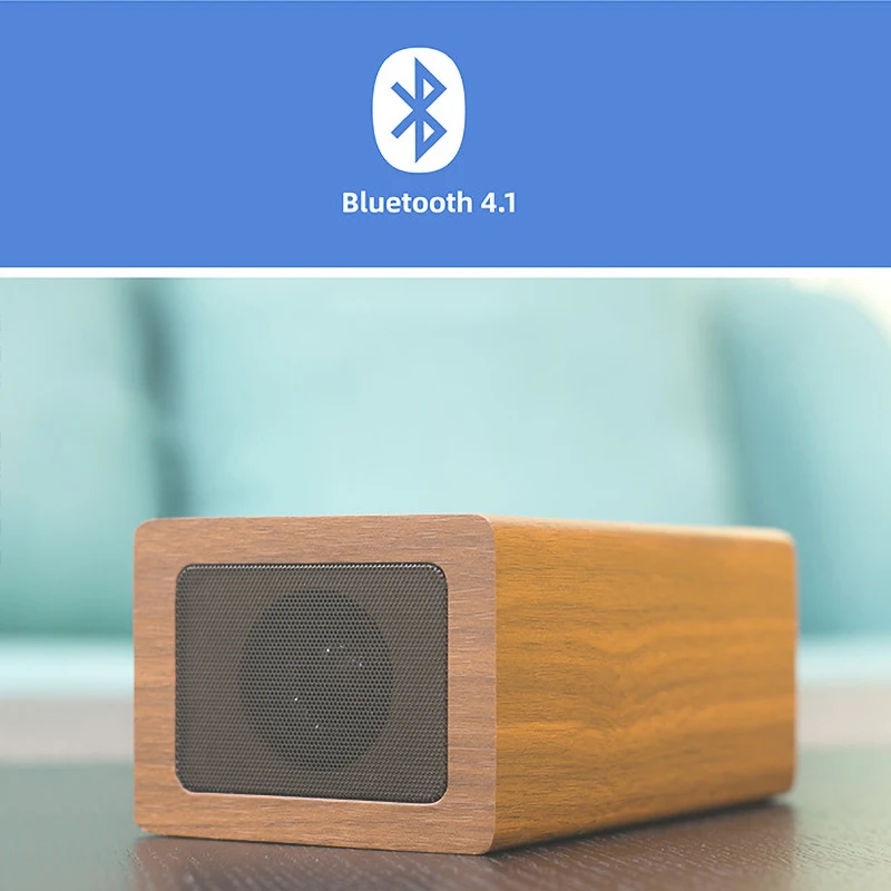 

Bluetooth audio wireless phone charging wooden LED alarm clock, N/a
