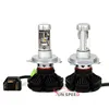 Automobile accessories x3 headlight led h4 conversion kit, x3 led headlight h4 swifted for halogen bulbs