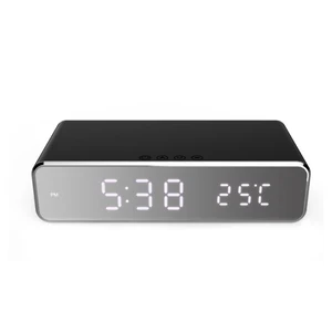 Portable LED Alarm Clock Wireless Phone Charger