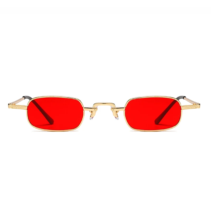 

203201 Superhot Eyewear 2019 Ladies Steampunk Sun glasses Retro Vintage Small Rectangle Sunglasses