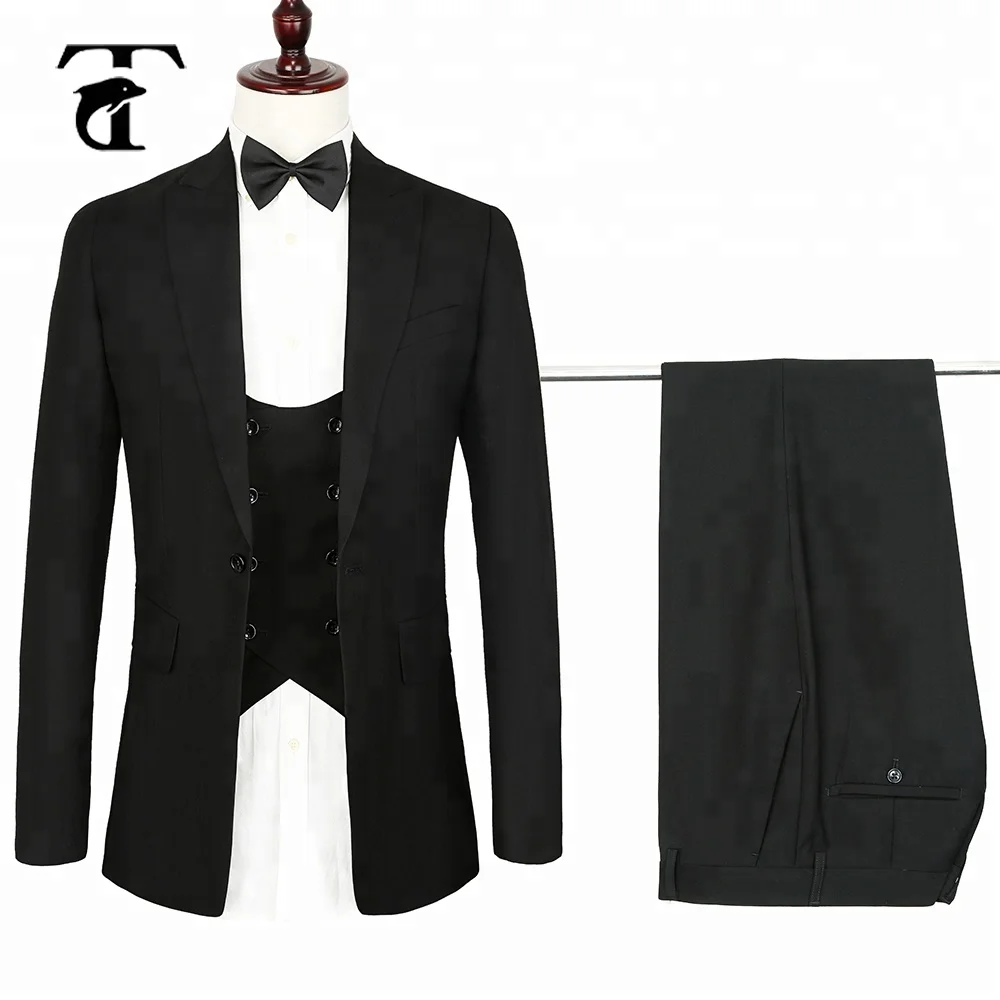 

Slim Fit 3 Piece Coat Pant Men Suit For Wedding