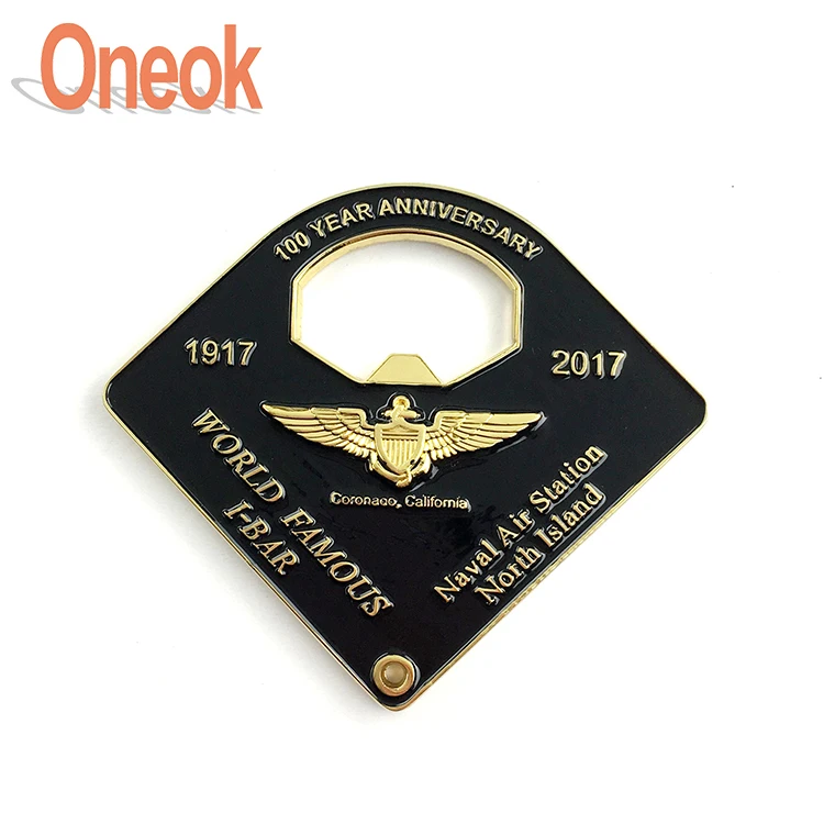 

Stainless Steel Bottle Red Wine Personalized Beer Opener, Customized colors