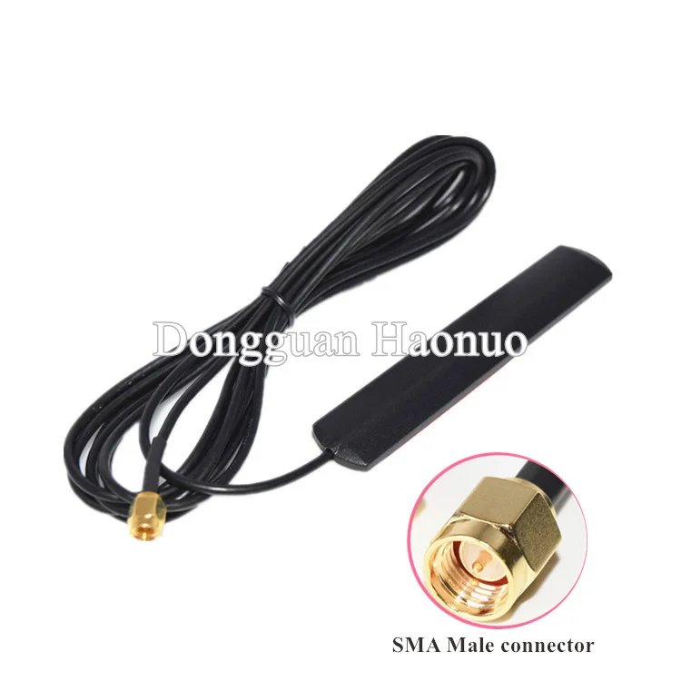 RF Module Patch 433MHz 470Mhz Antenna with RG174 cable SMA male connector - ANKUX.COM