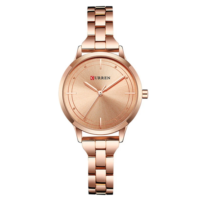 

CURREN 9019 Rose Gold Watch Women Watches Stainless Steel Ladies Women's Watch Women Luxury Gold Color Fashion Relogio Feminino