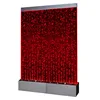 On sale floor standing water bubble display in acrylic material with multi led light for room divider