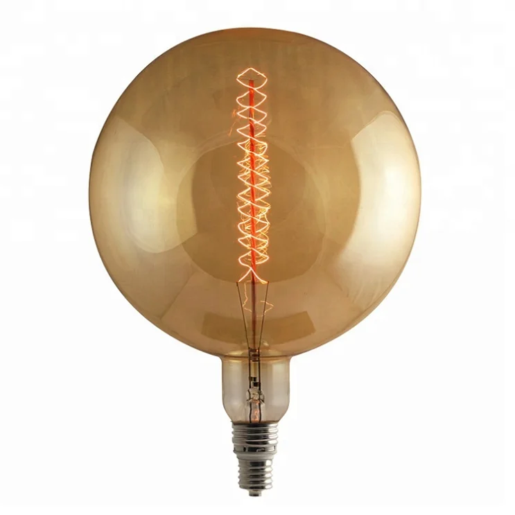 Giant Antique Edison Bulb Vintage Light Bulb G380 60W 100W Retro Tungsten Filament  E40 Edison Bulb