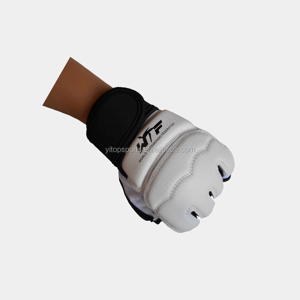 

Martial arts TaeKwonDo foot guard gloves ,taekwondo equipment, White