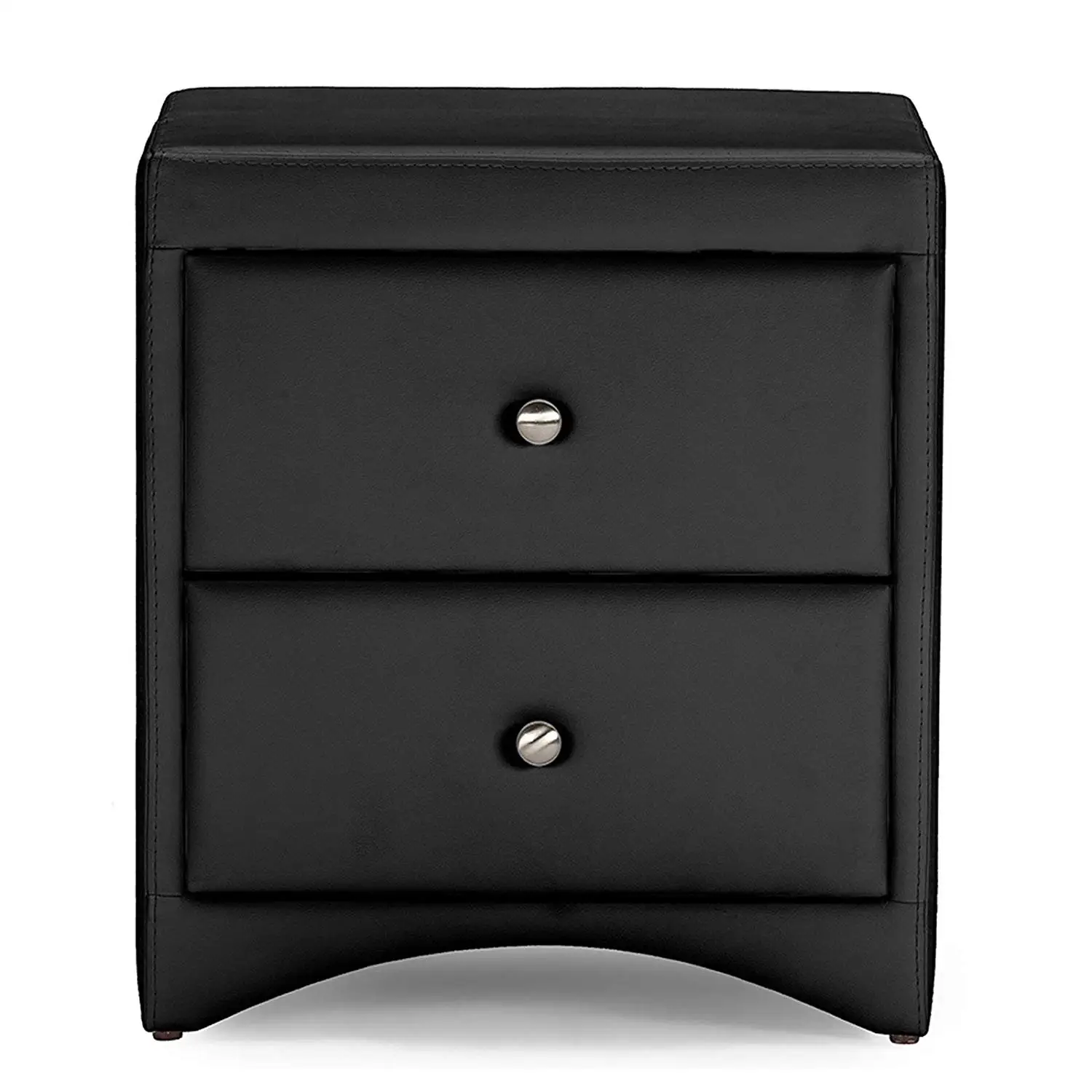 Brown Btsky Desk Drawer Organizer Flat 4 Slot Leather Drawer Tray
