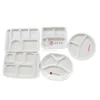 Melamine rectangle compartment melamine plate with dividers