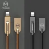 Woven fabric style for iphone and android used usb multi charger data cable