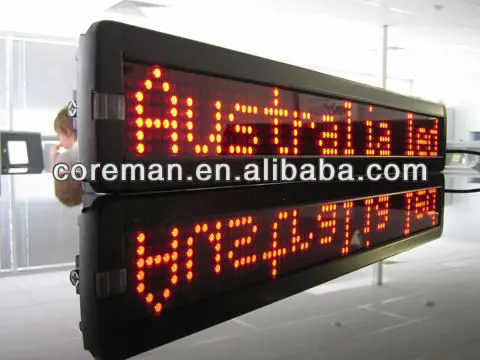 hub12,hub08 running message text led display board, p10 p4 single color led text sign