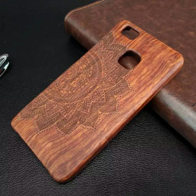 

Custom Wooden Material Rosewood Card Case for Huawei P9 Lite Wholesale