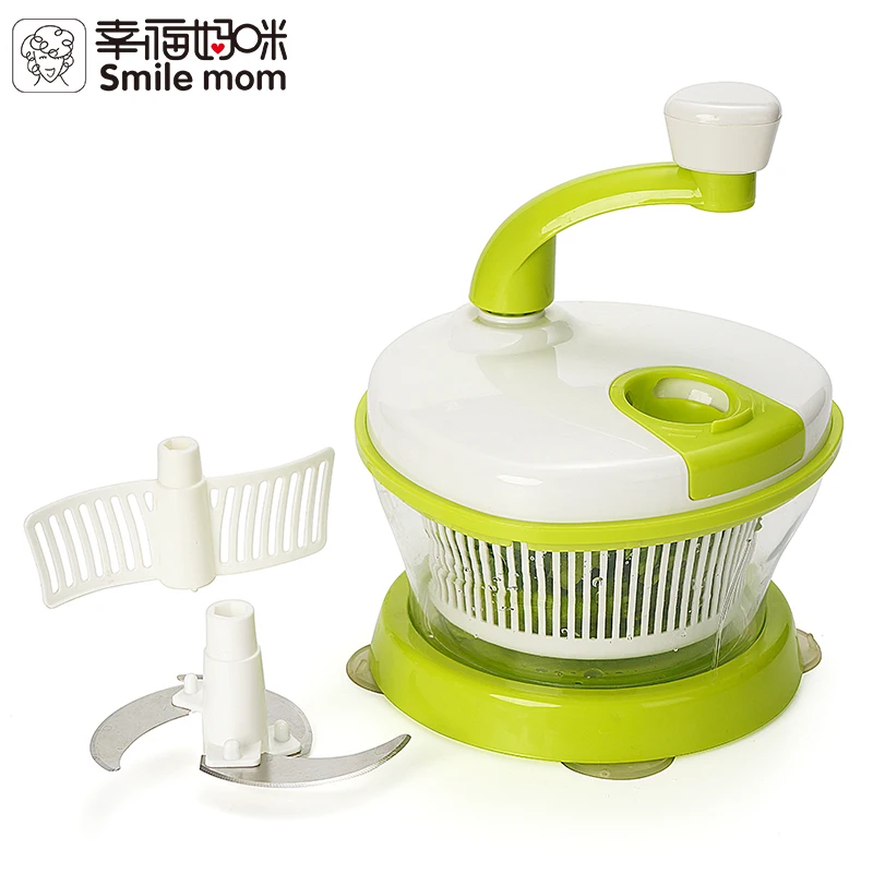 

Smile mom Multi-purpose Food Processor Handle Spinner Vegetable Slicer Chopper Vegetable Kitchen Gadgets